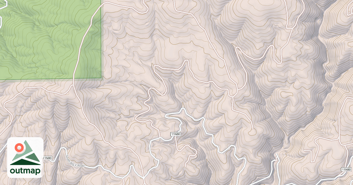 Map of Big Brushy