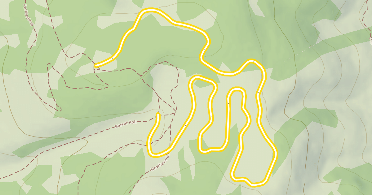 Map preview of Hanscom's Nordic Trail