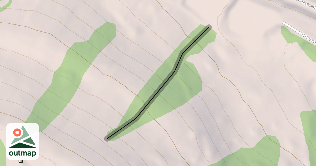 Map of Avalanche Glades