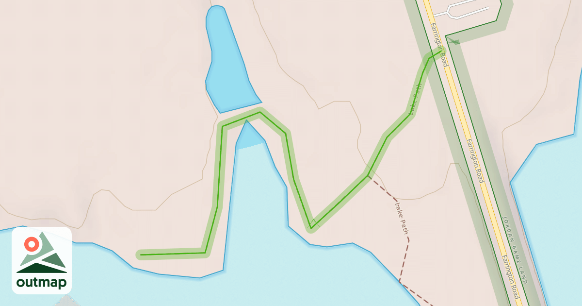 Map of Lake Path