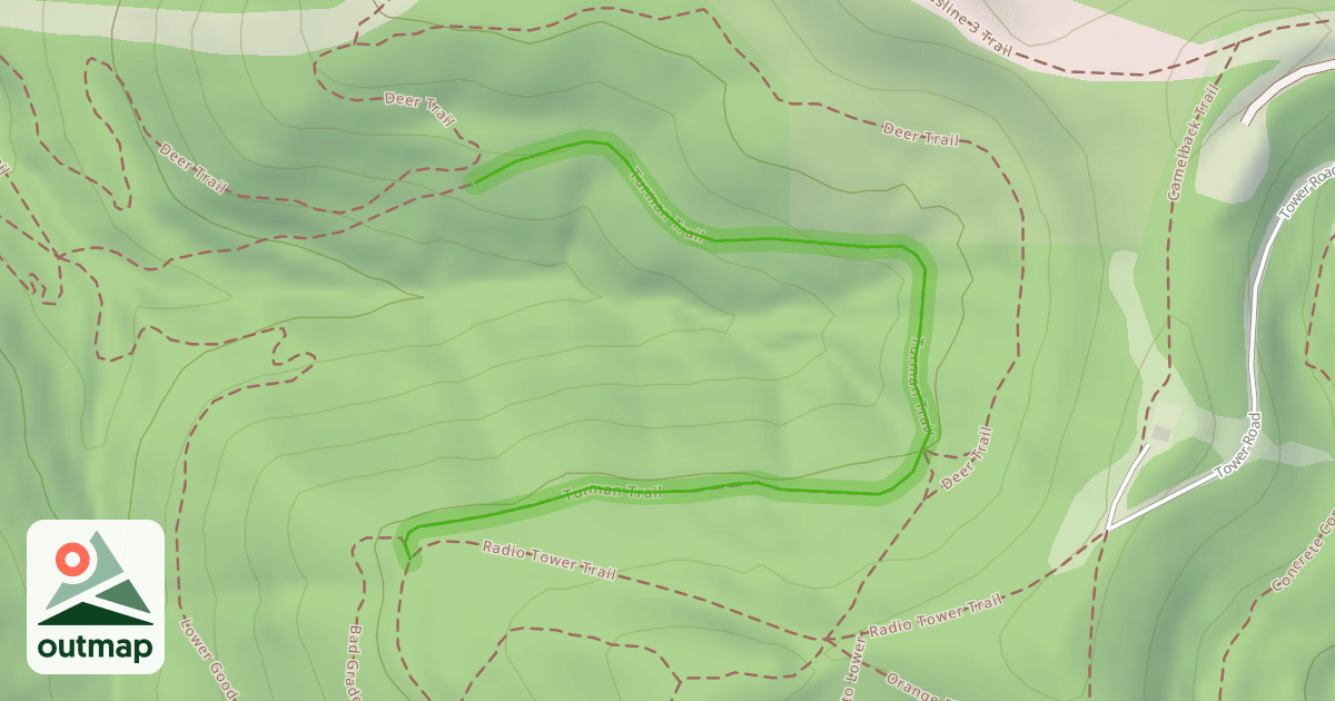 Map of Turman Trail