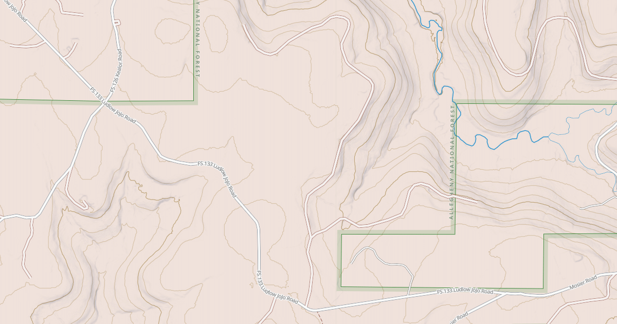 Map preview of WEST BRANCH