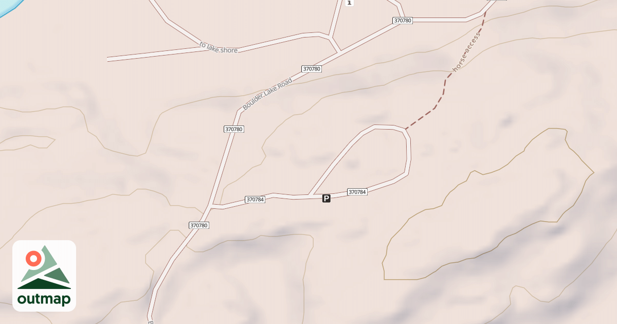 Map of 784 STOCK TRAILHEAD