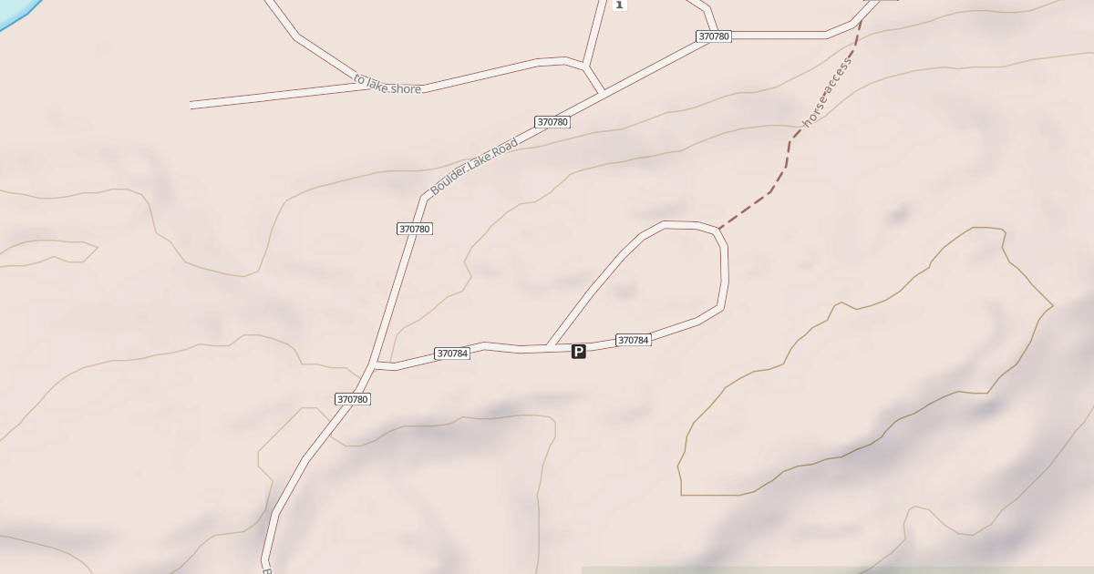 Map preview of 784 STOCK TRAILHEAD