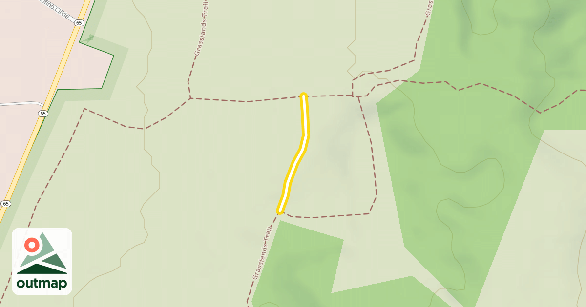 Map of Grasslands Trail