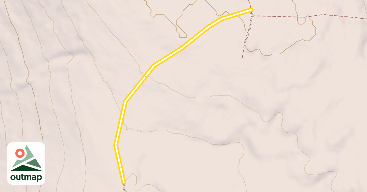 Map of Hutmen's Trail