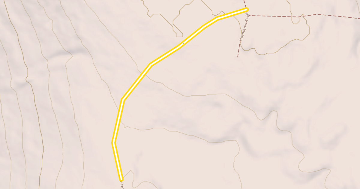 Map preview of Hutmen's Trail