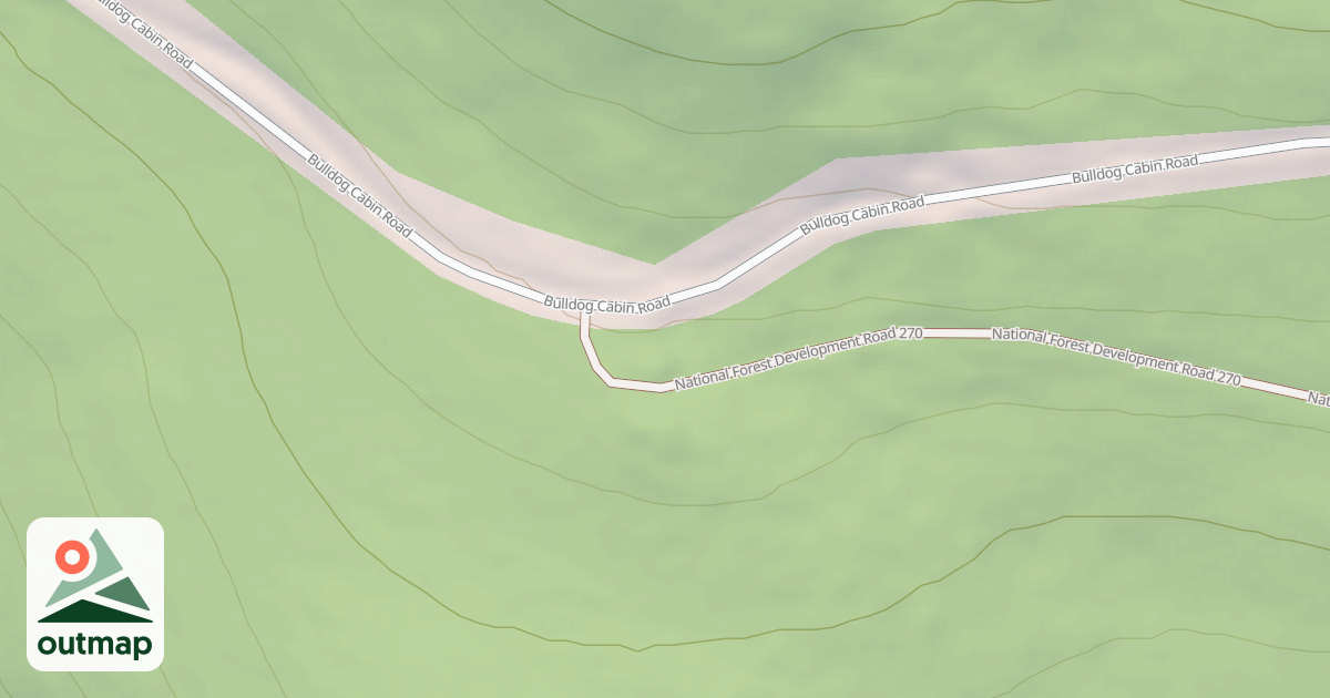 Map of BULLDOG BASIN