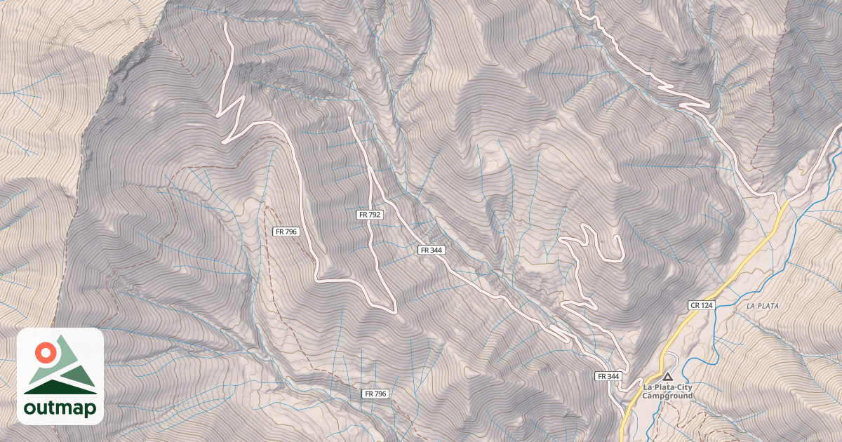 Map of BEDROCK CREEK OHV TRAIL