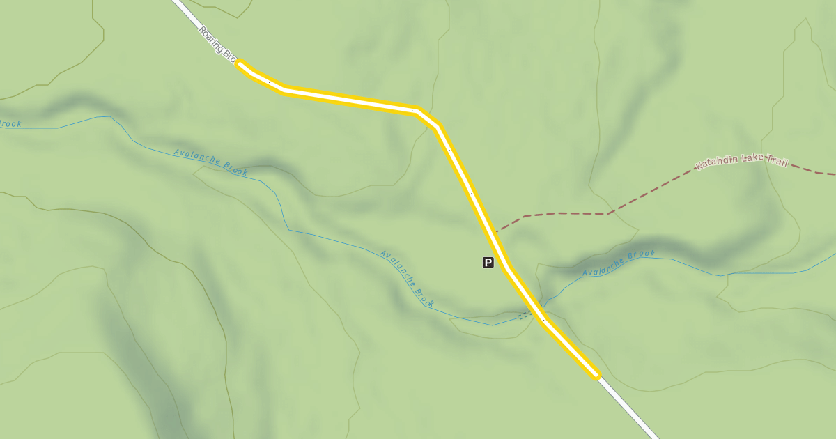 Map preview of Roaring Brook Road