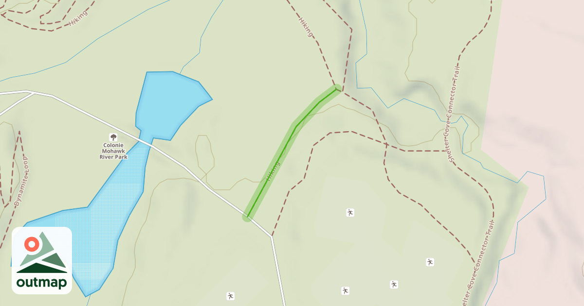 Map of Hiking in Albany