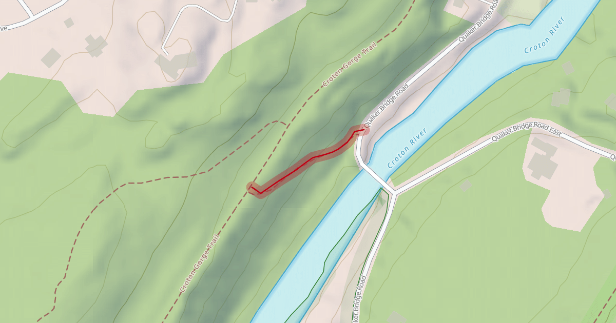 Map preview of Quaker Bridge Trail