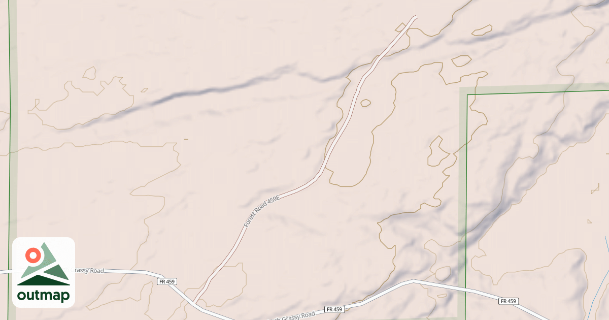 Map of GRASSY CREEK SPUR E