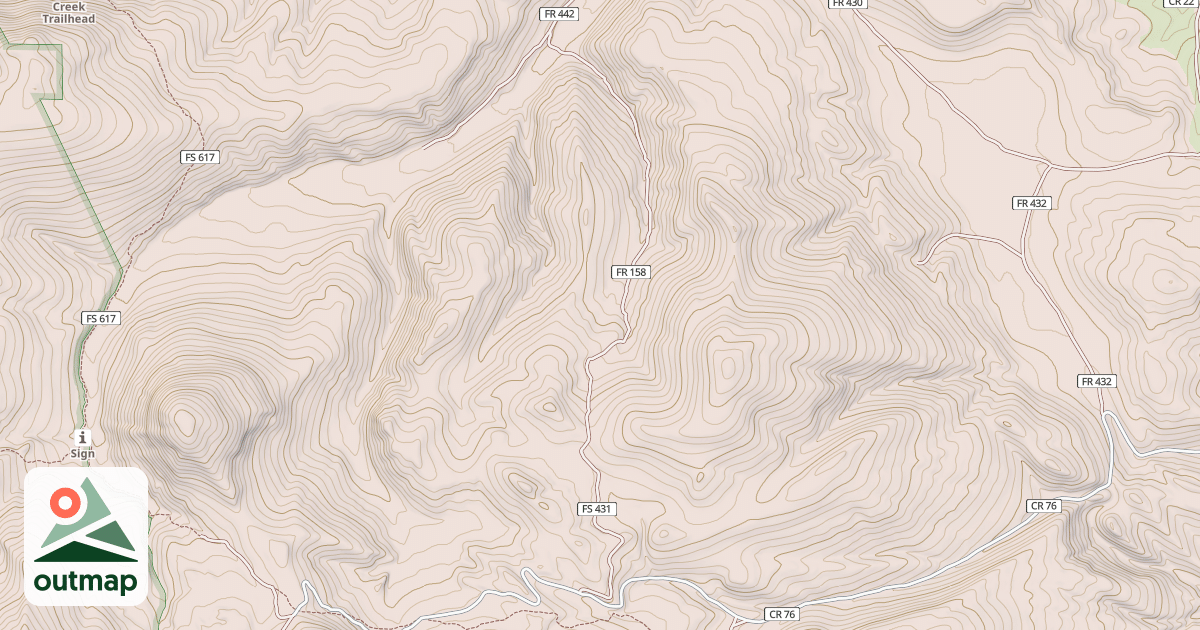 Map of BEAR GULCH