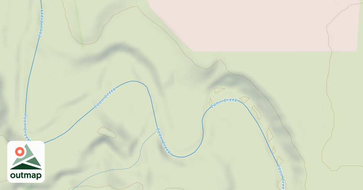 Map of Shady Oaks Native Prairie Adventure Trails in Lyon