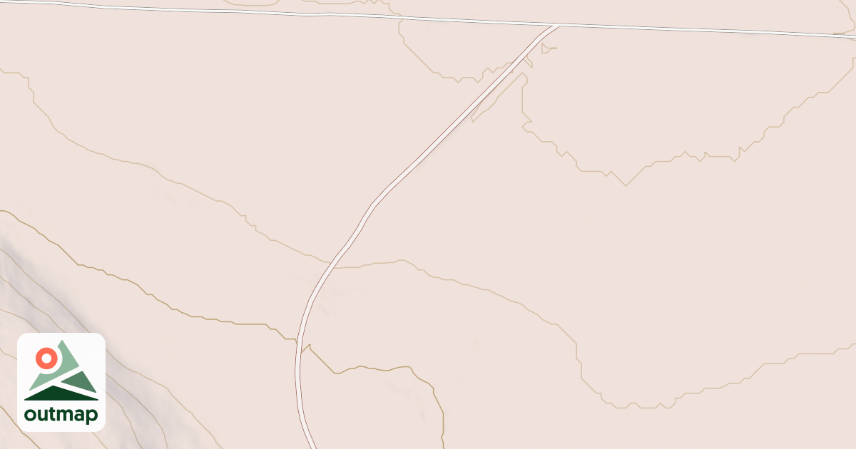 Map of CUTOFF SPUR