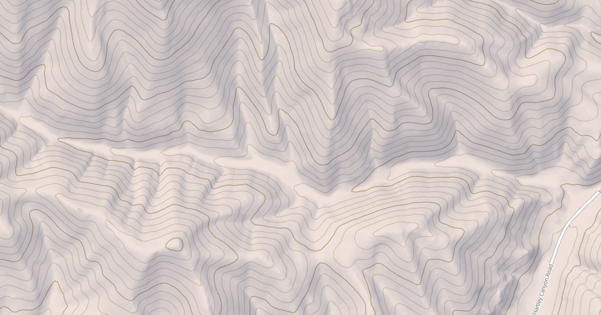 Map preview of WARD CANYON