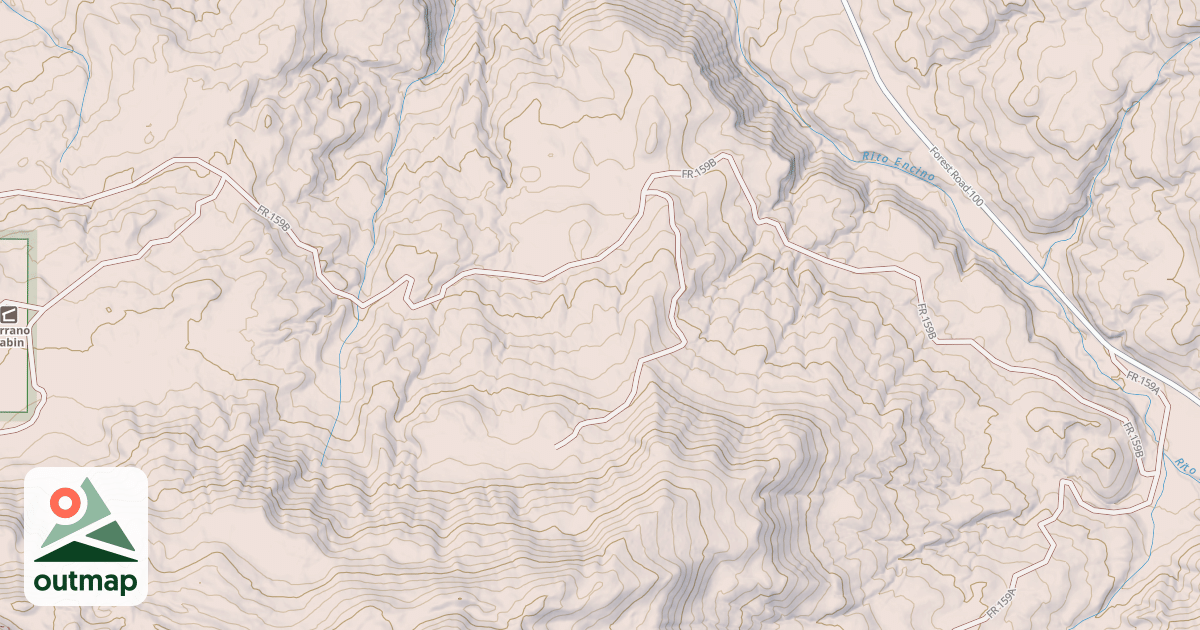 Map of C. SERRANO CABIN