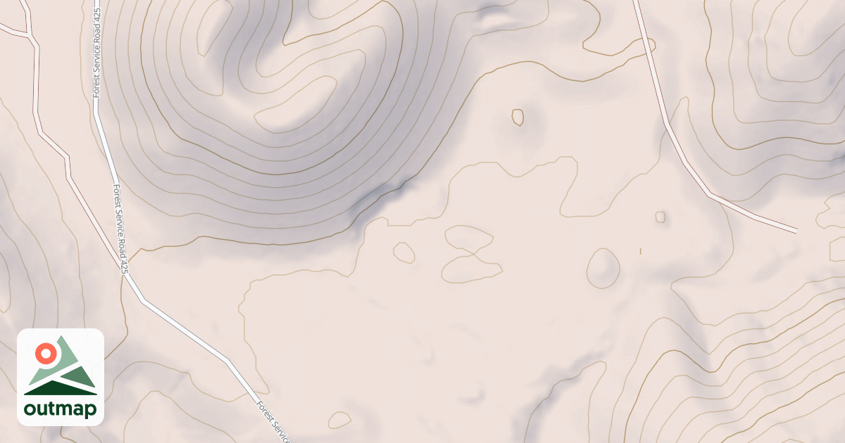 Map of USFS Motor Vehicle Use Map Roads {CC7A7E22-3505-487A-8EC4-BA208C4E7396}