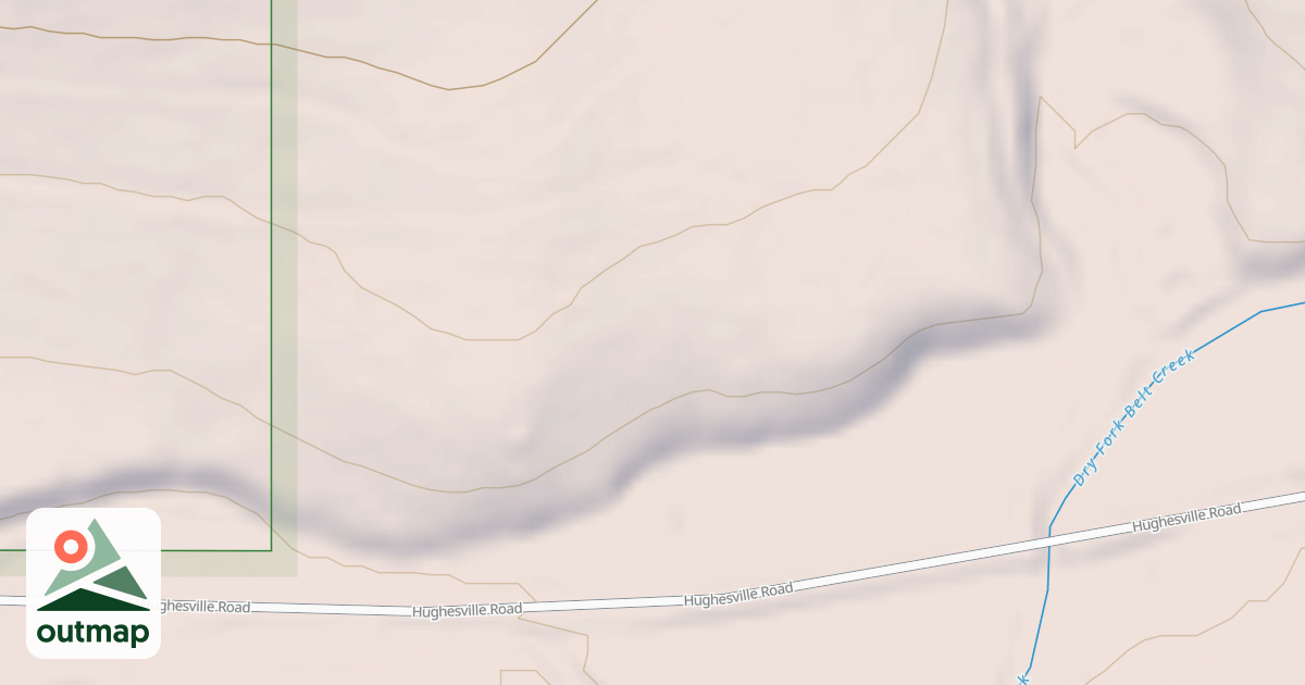 Map of JEEP ROAD 6 DF