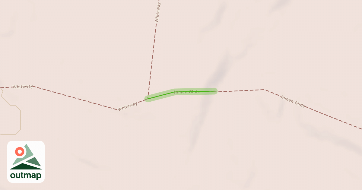 Map of Inman Glide
