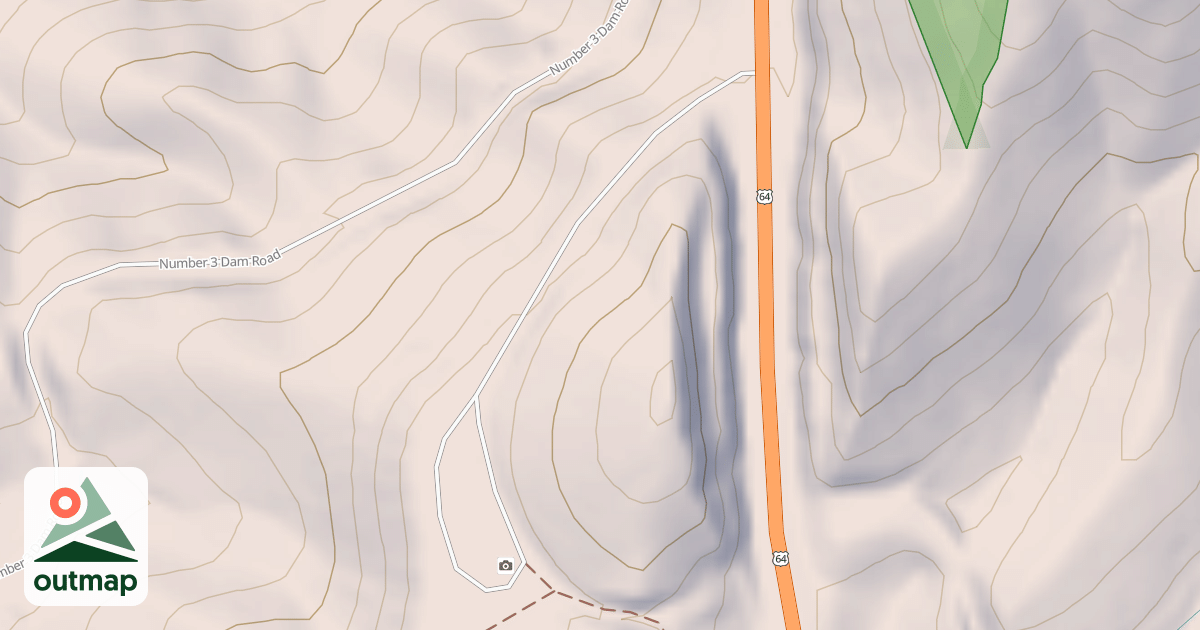 Map of BOYD GAP OBS. SITE