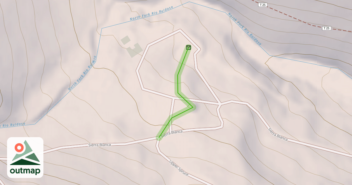Map of Upper Spruce