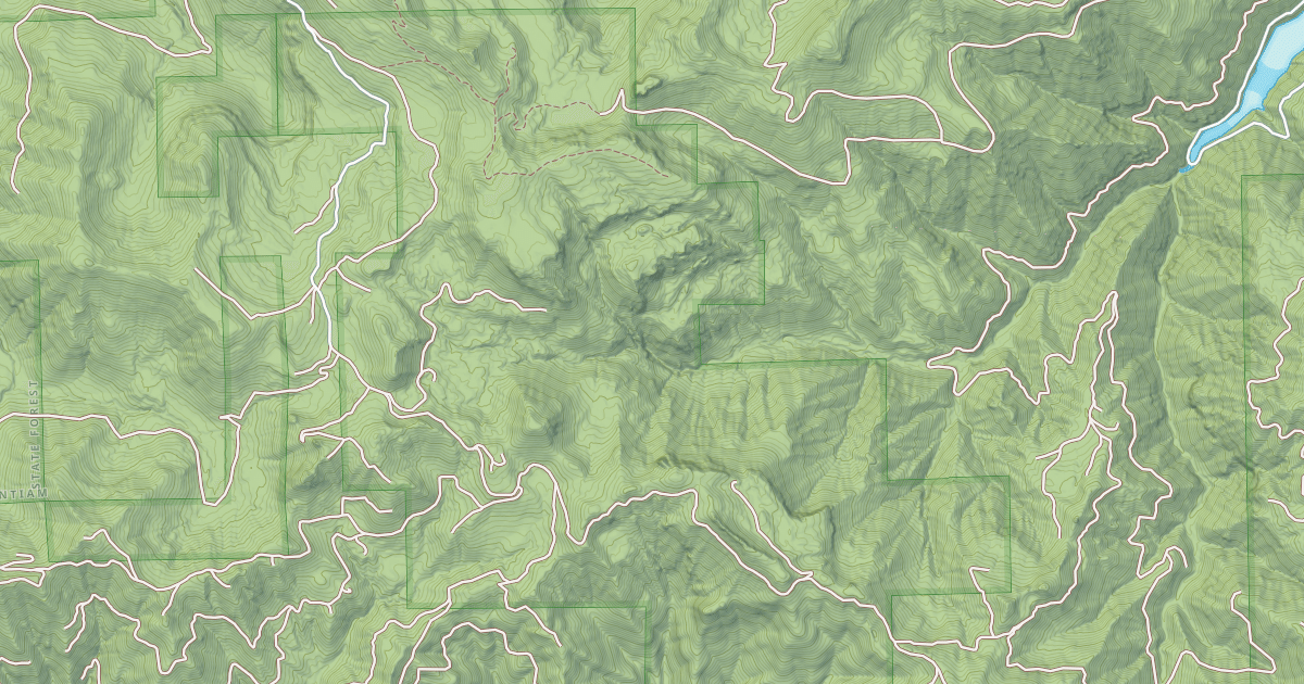 Map preview of MONUMENT PEAK