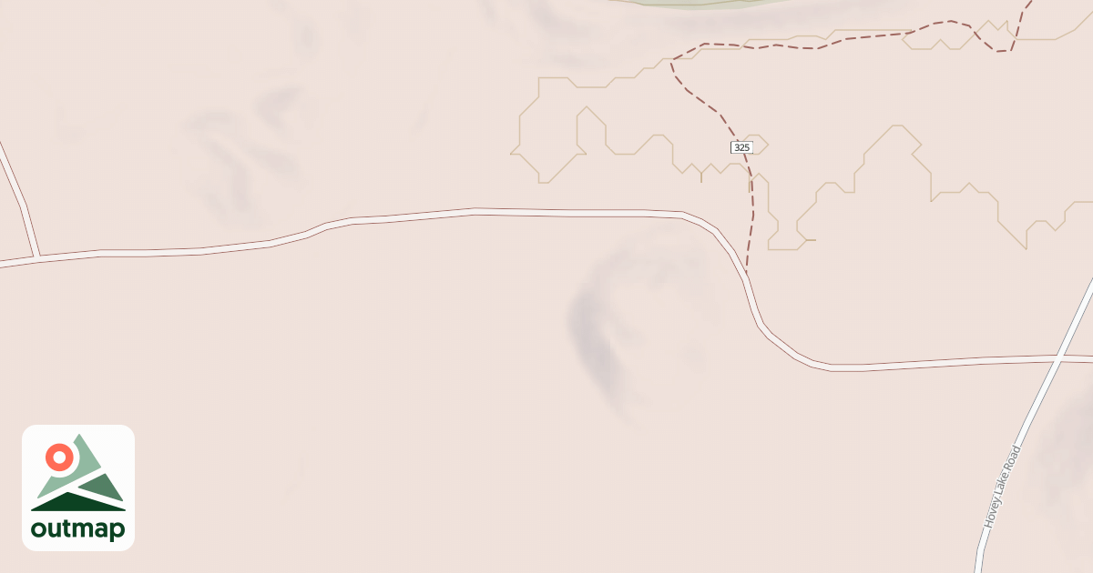 Map of HOVEY LAKE SPUR C