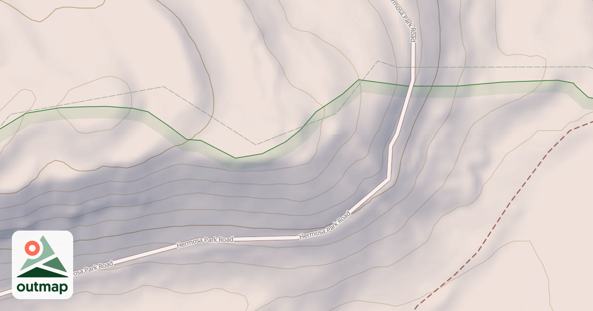 Map of HERMOSA PARK