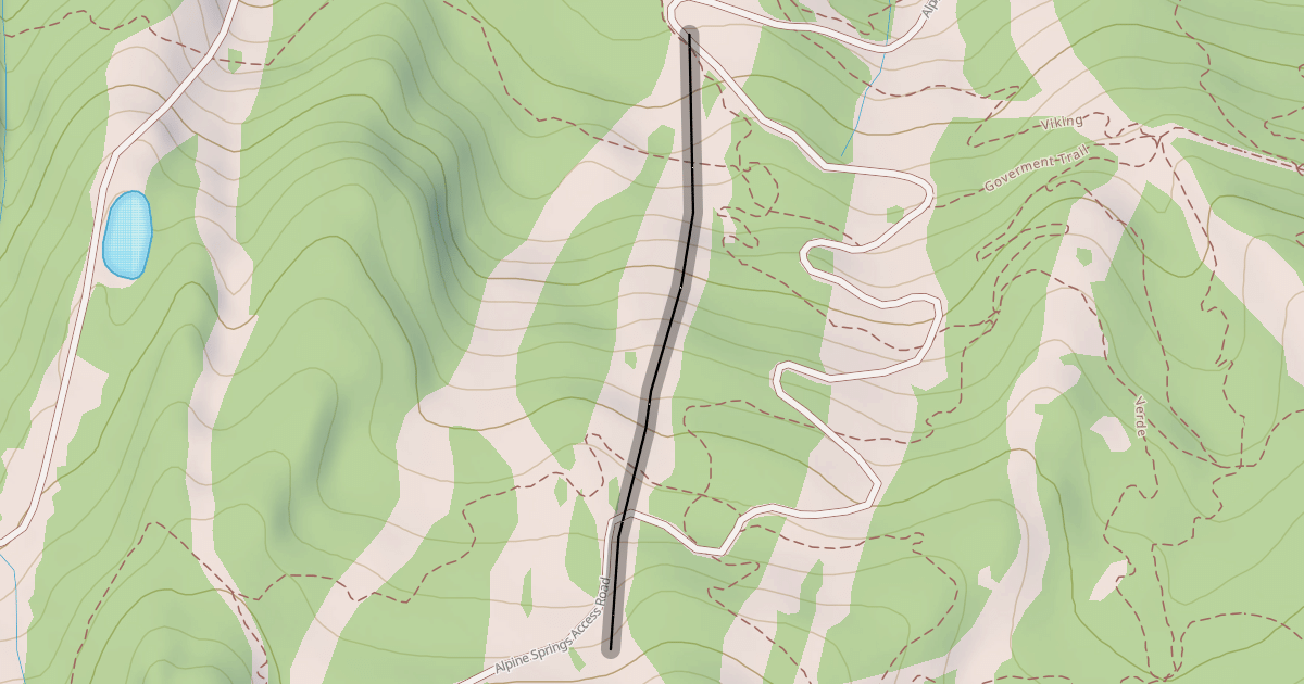Map preview of Tom's Trace