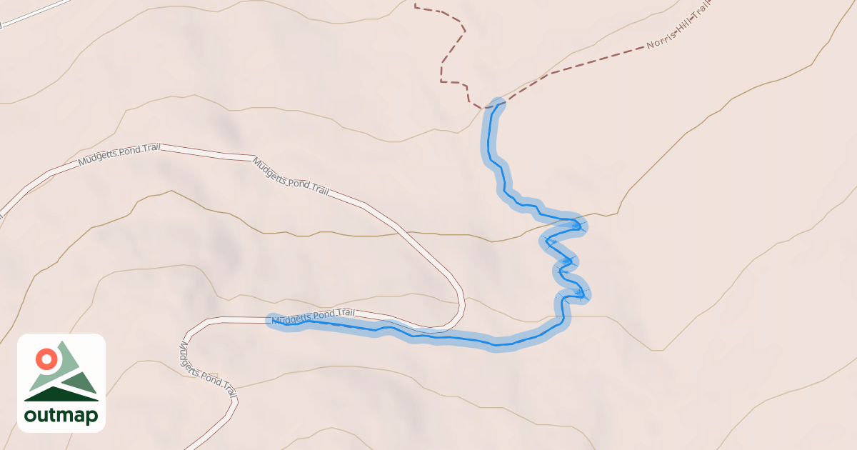Map of Captain Norris Climb