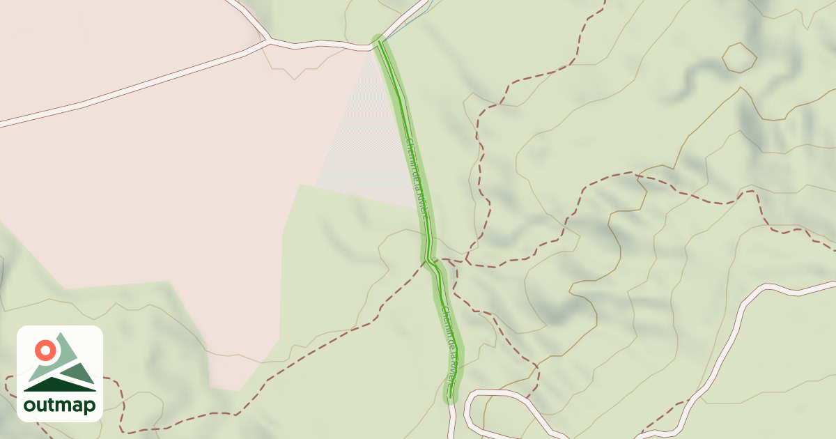 Map of Chemin de la Rivière