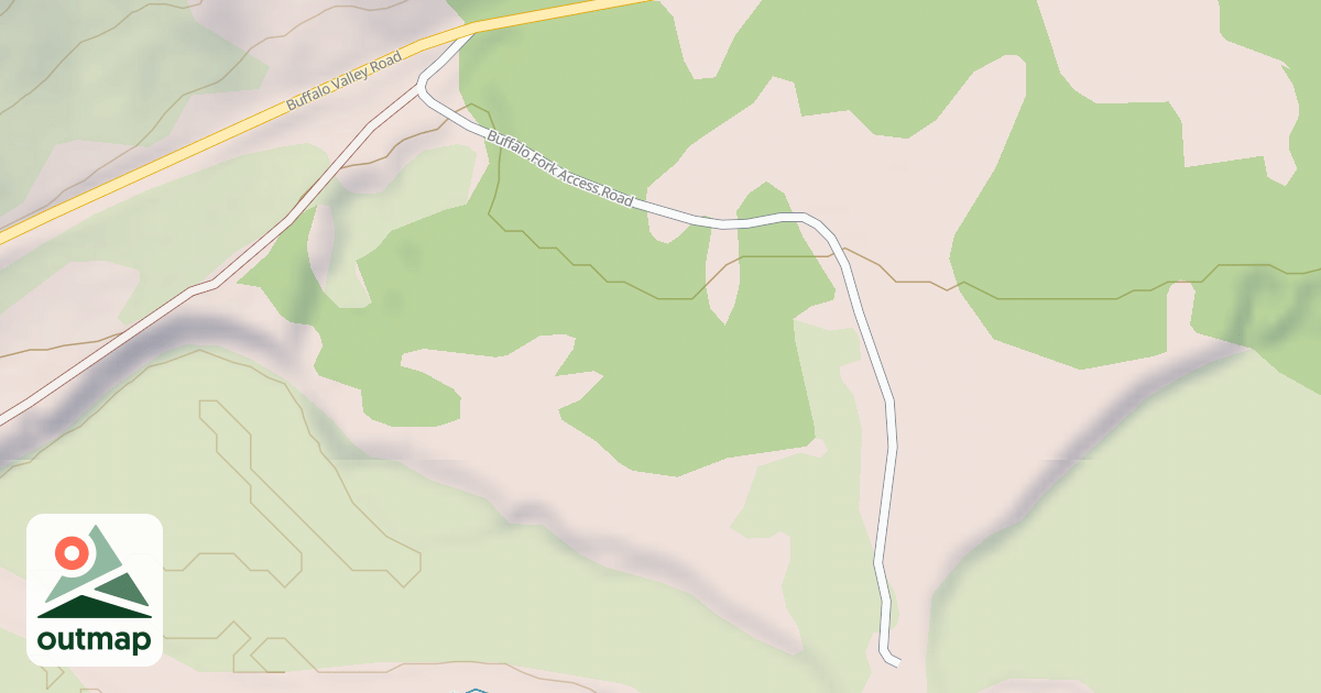 Map of BUFFALO FORK ACCESS
