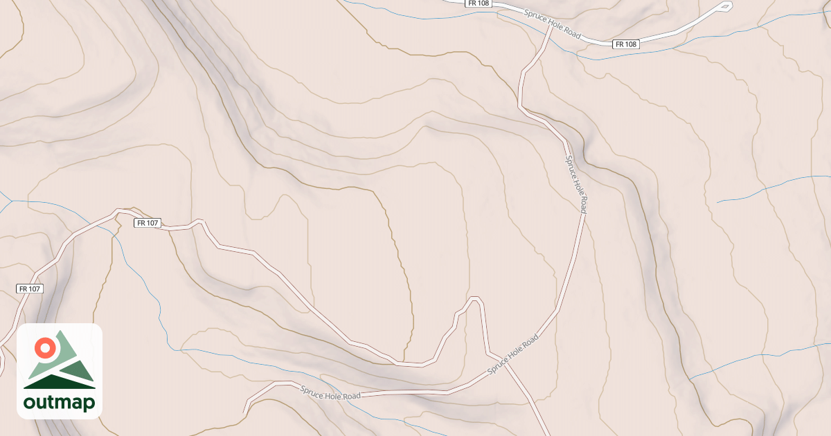 Map of SPRUCE HOLE
