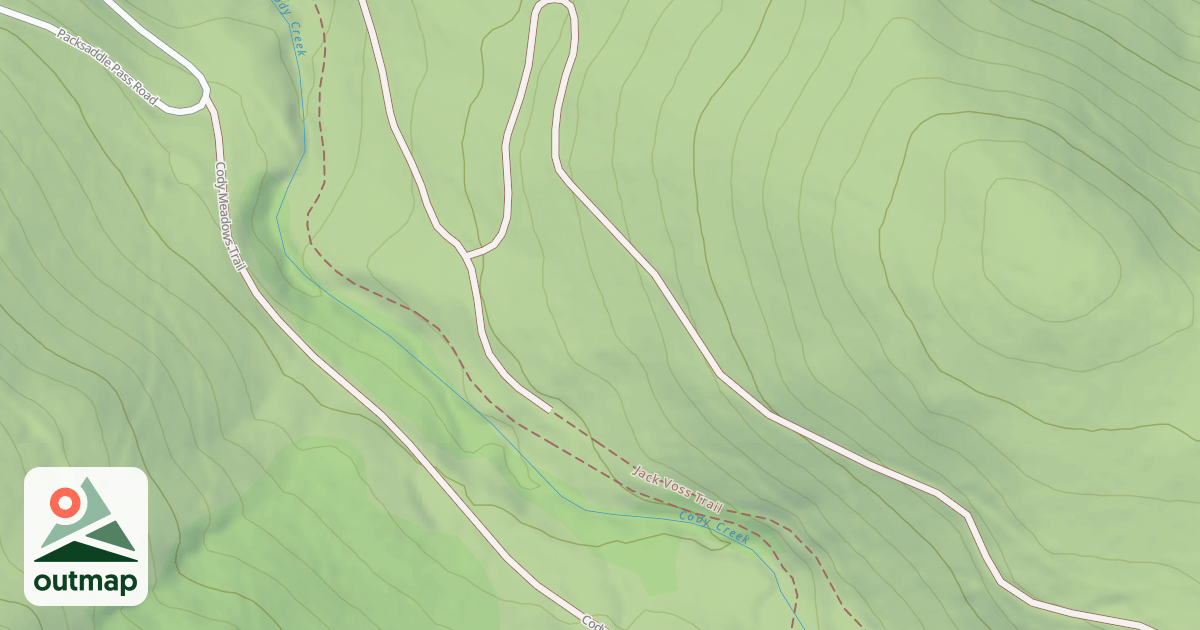 Map of Cody Creek Loop