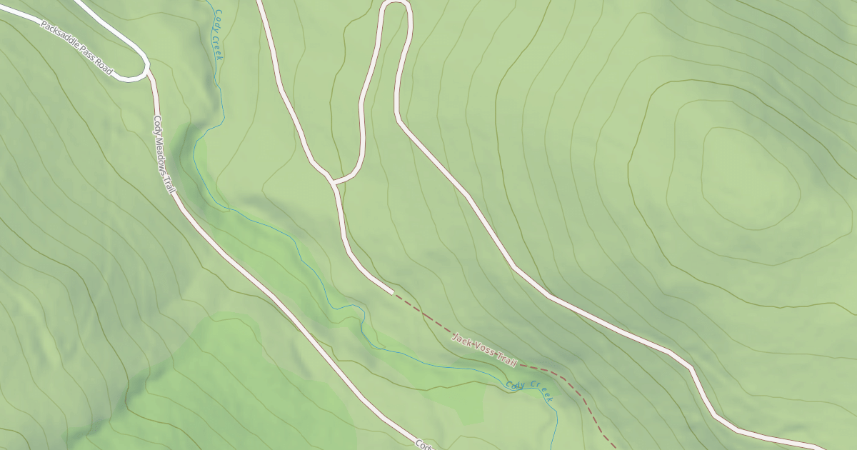 Map preview of Cody Creek Loop