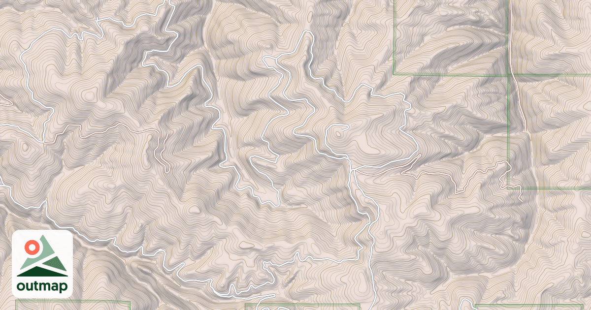 Map of HOYT MOUNTAIN CUTOFF