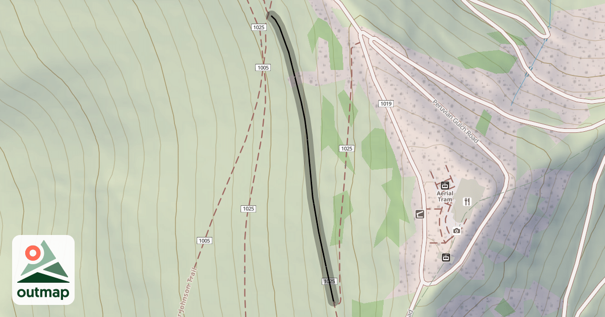 Map of Big Mountain Trail
