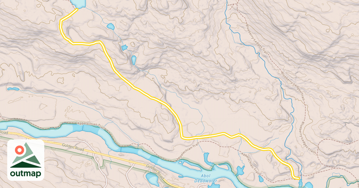 Map of Foss and Knowlton Trail