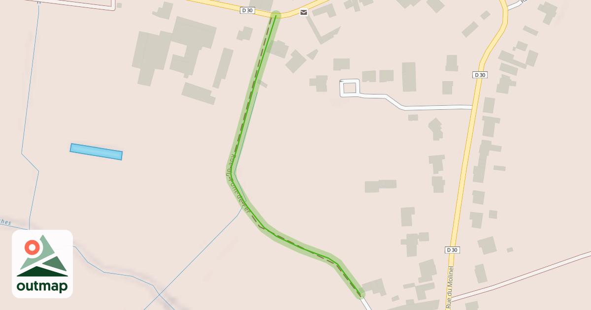 Map of Chemin du Pont de Fer in Nord