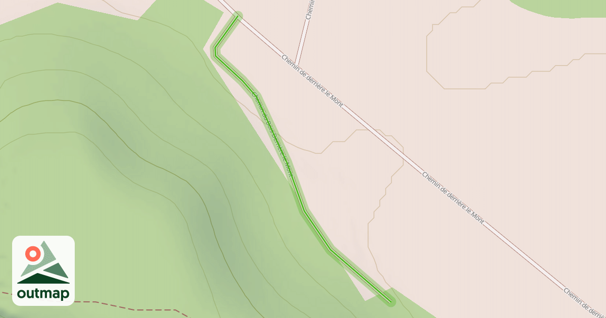Map of Chemin du Bois Derrière le Mont