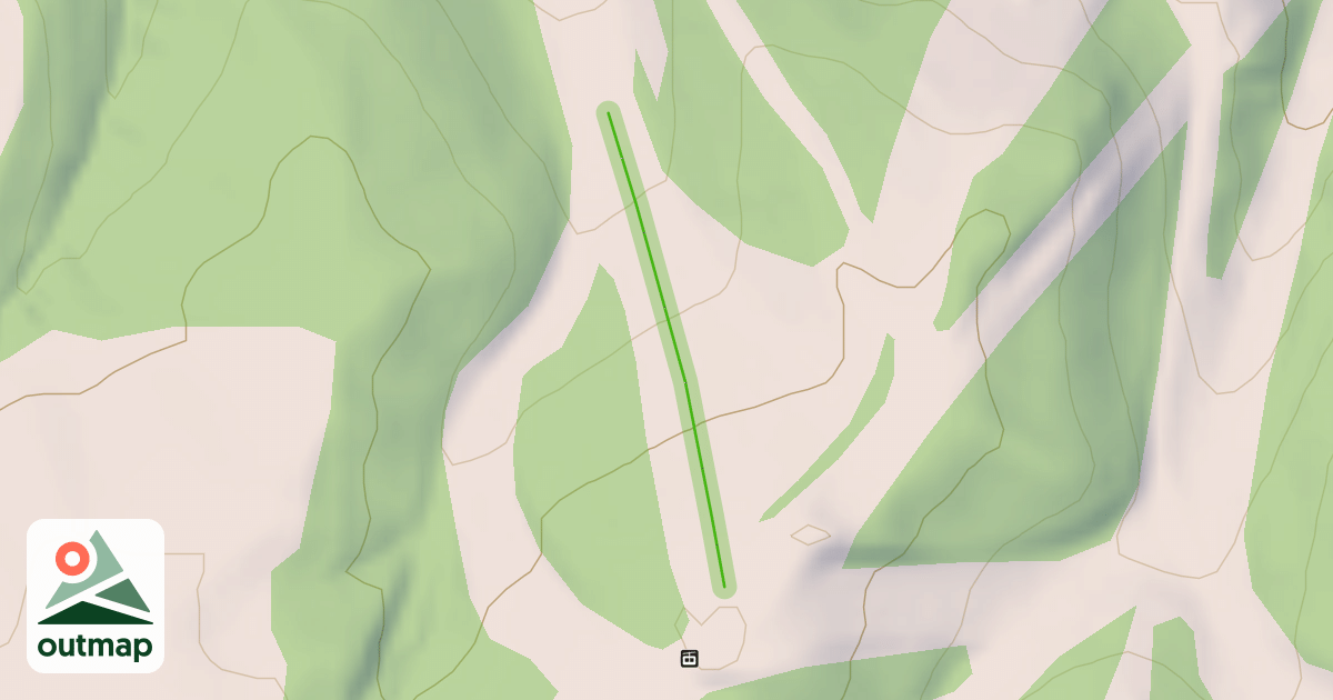 Map of Nanny's Knob