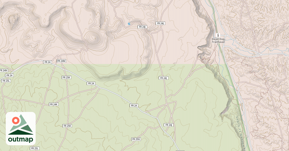 Map of USFS Motor Vehicle Use Map Roads {05D60649-BEFD-4090-9006-900791D1F714}