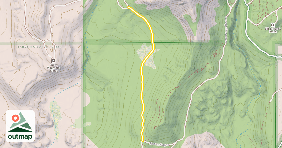 Map of Hellman Way