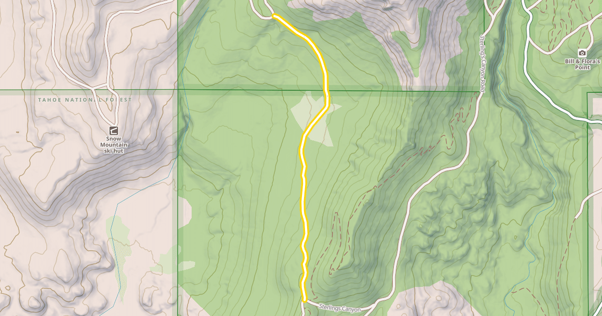 Map preview of Hellman Way