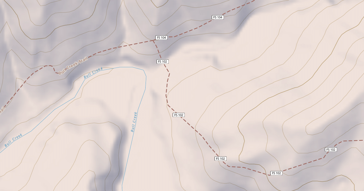 Map preview of Bull Creek