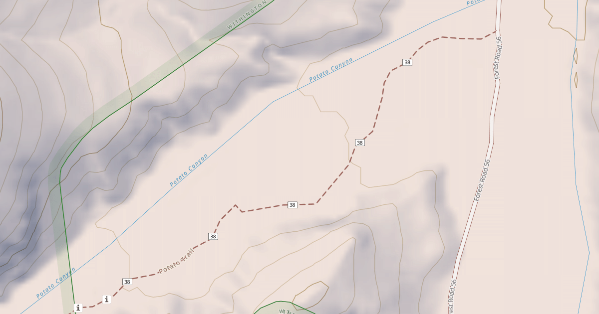 Map preview of USFS National Forest System Roads {67440F7B-DF9E-49A1-838B-D27A3BCD9B08}