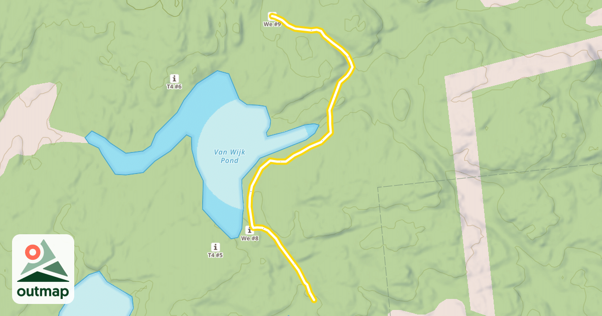 Map of #1 Weber Trail Upper