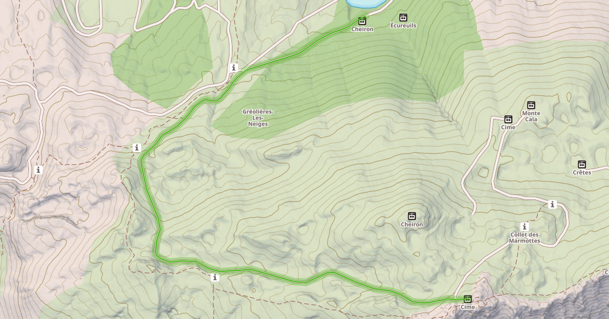 Map preview of Les Combes